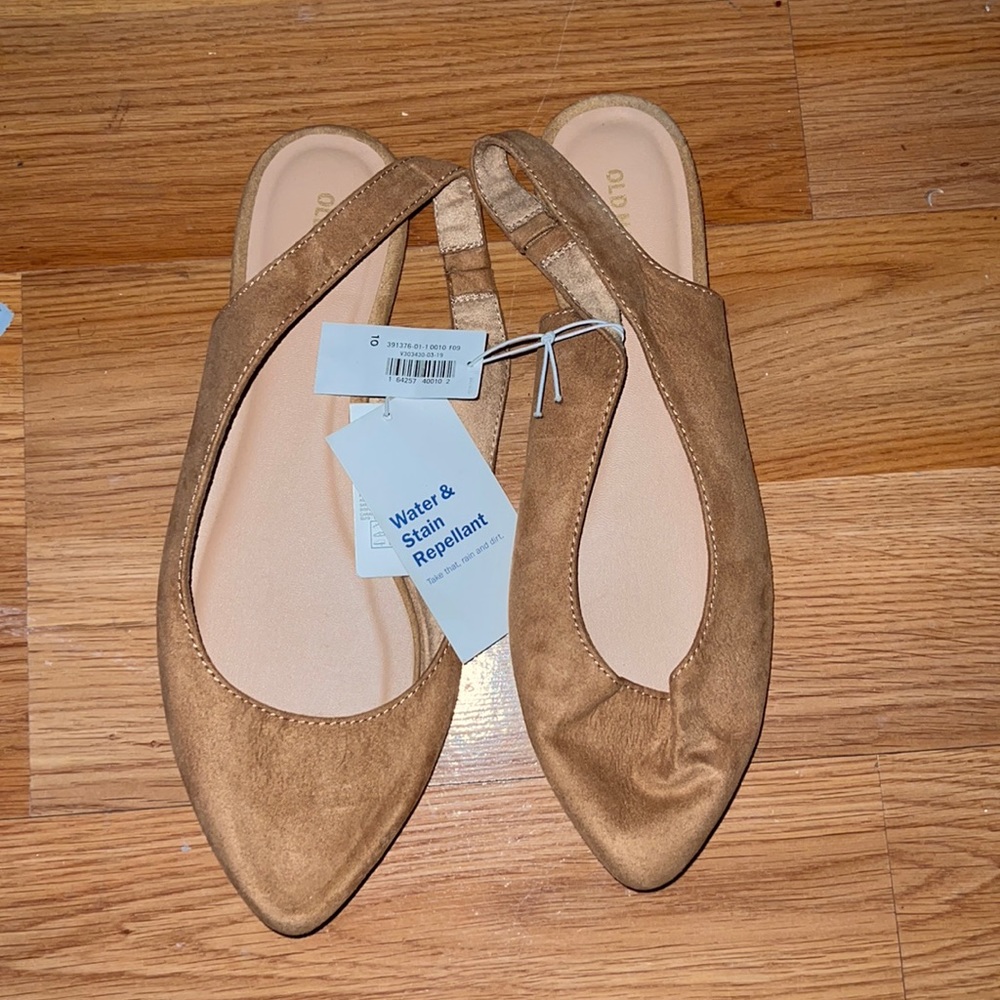 Never worn sling backs